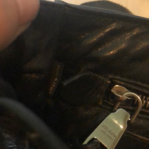 SOLD 💕 Prada vintage vitello studded satchel - Picture 7 of 8